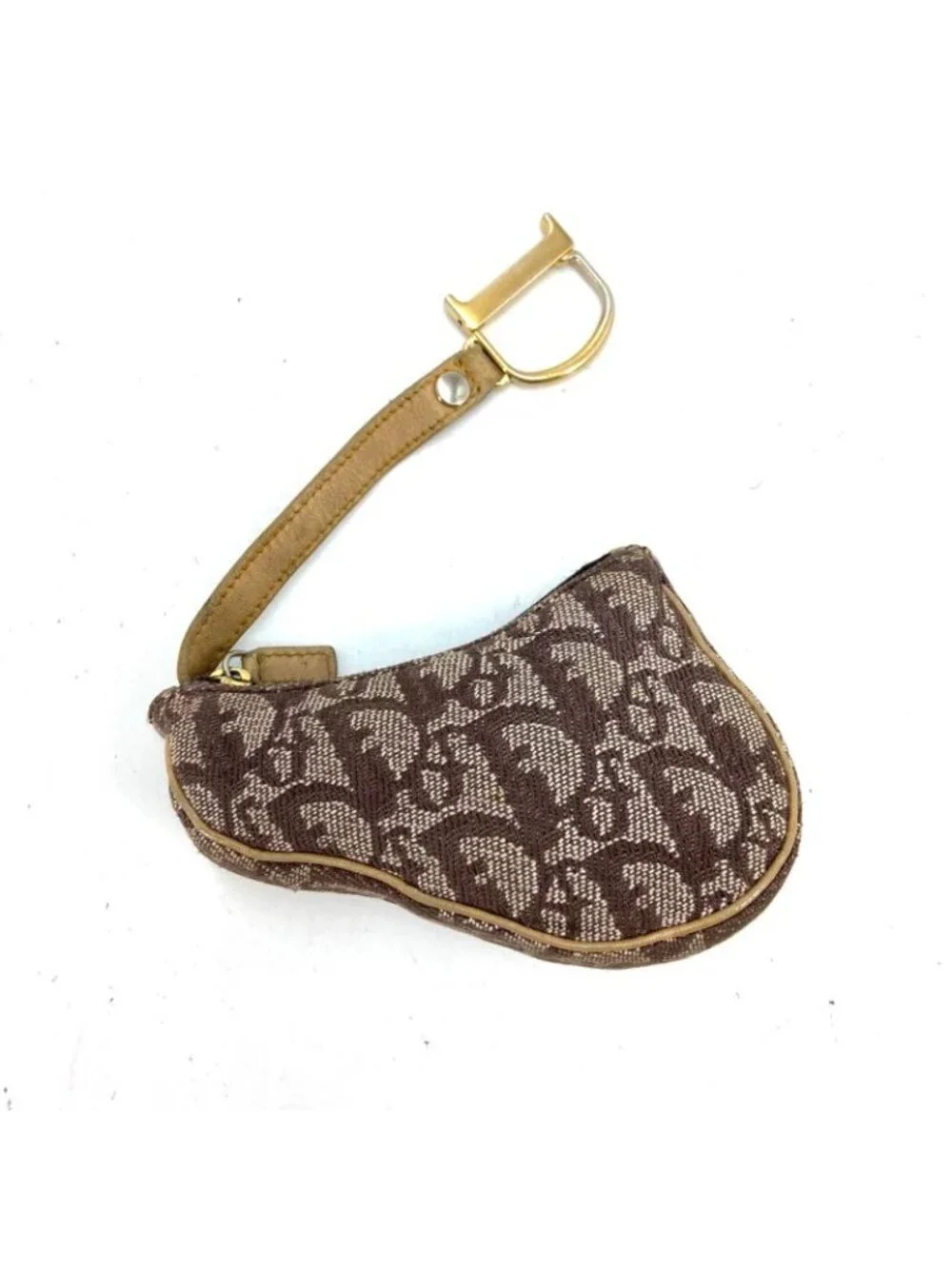 Dior Coin Case Trotter Pattern Saddle Campus - Picture 3 of 11